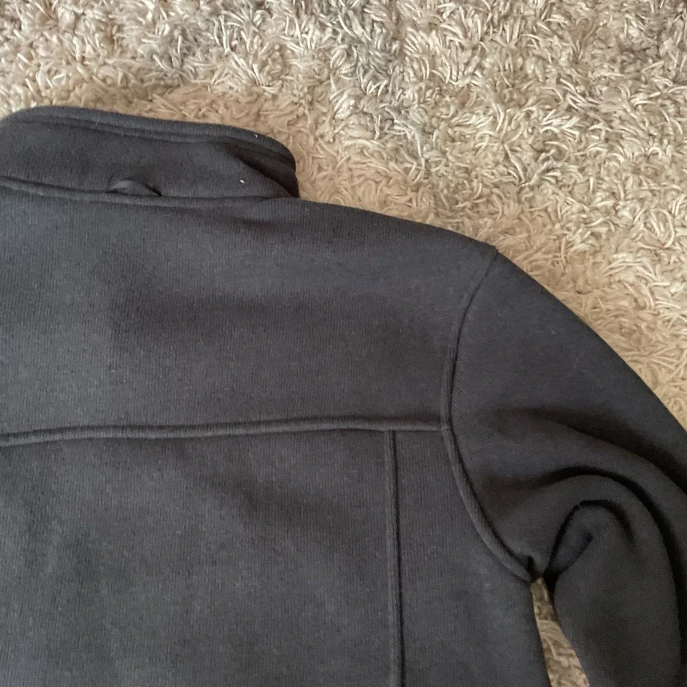 The North Face Mens Black Full Zip Fleece Jacket Medium Sweater Knit Coat 1508